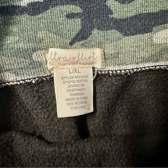 Ultra Flirt Fleece Leggings Size: L/XL Camo Camouflage Warm (253) - Picture 3 of 7